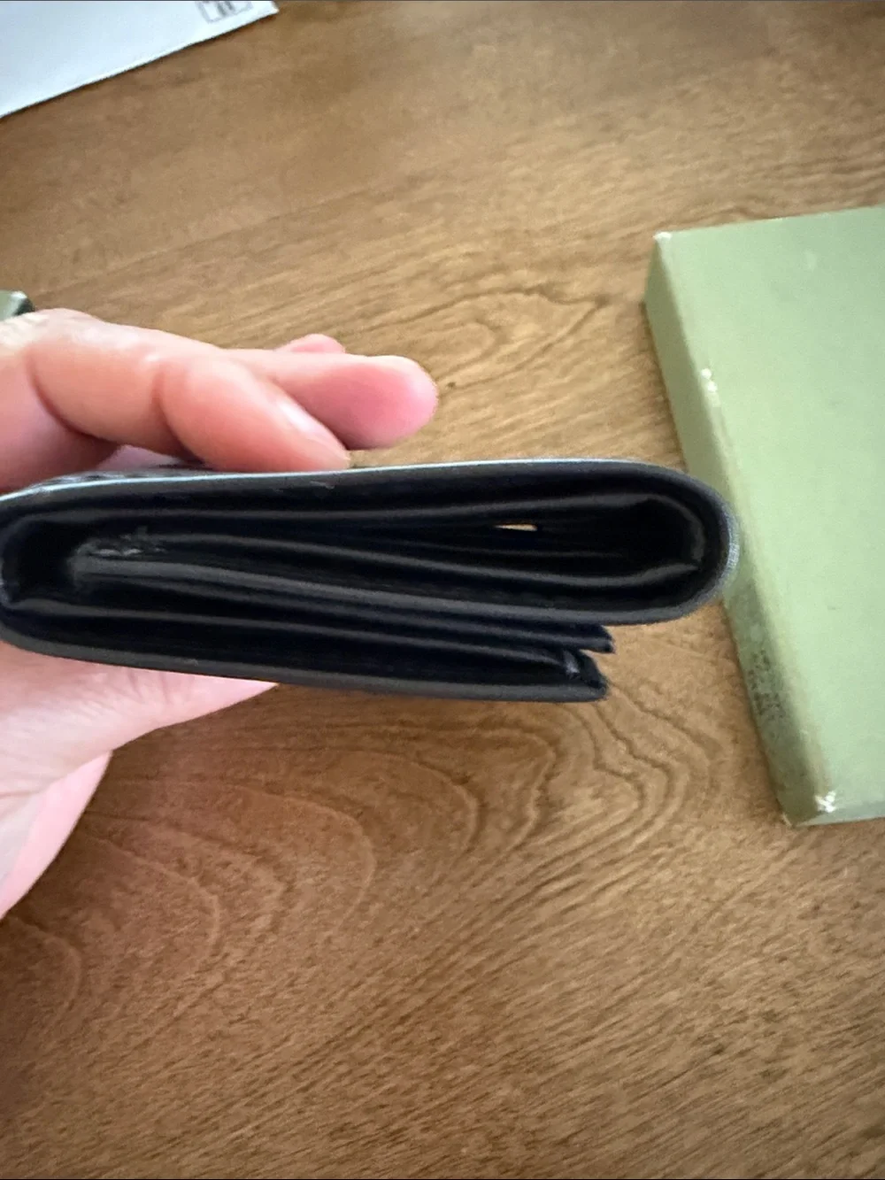 Goodfellow & Co Black Trifold Card & ID Wallet
